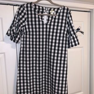 J. Crew Gingham Knee-Length Dress